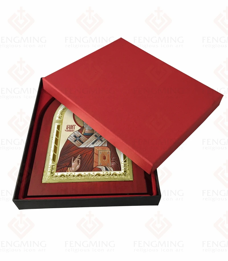 2016 религиозная Серебряная икона Свято nichol Wonderworker русская ортодоксальная Chruch