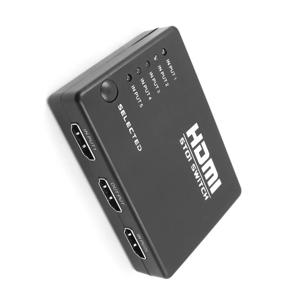 5 портов 4K* 2K 1080P Переключатель HDMI Переключатель Селектор 3x1 разветвитель коробка Ultra HD для Xbox PS3 PS4 мультимедиа горячая распродажа