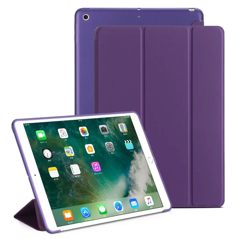 Чехол для iPad 9,7 Мягкий силиконовый чехол смарт-чехол подставка держатель для нового iPad 9,7 чехол A1822 A1954 A1893