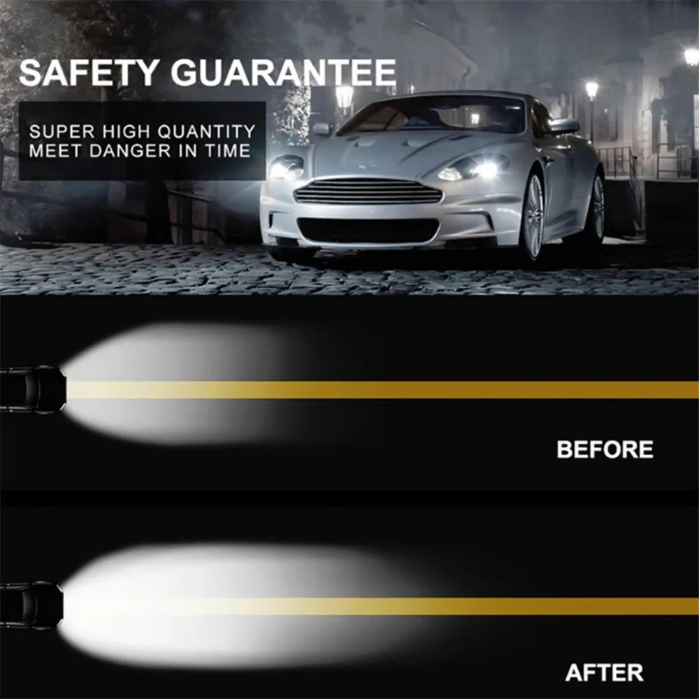 C6 авто лампы светодиодный H7 H4 H11 H1 H3 H8 H9 H13 880 881 9005 9006 HB3 HB4 H27 светодиодный фар автомобиля лампы для передних фар 6000K 8000LM 36W