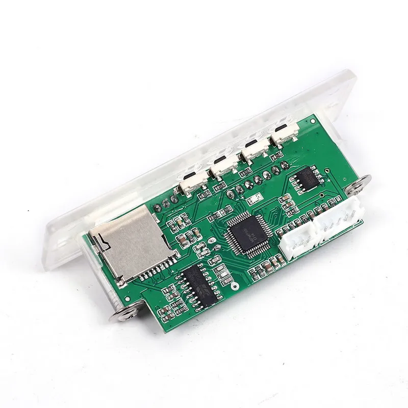 Мини 5 12 В синий светильник USB MP3 декодер аудио декодирование доска время дисплей