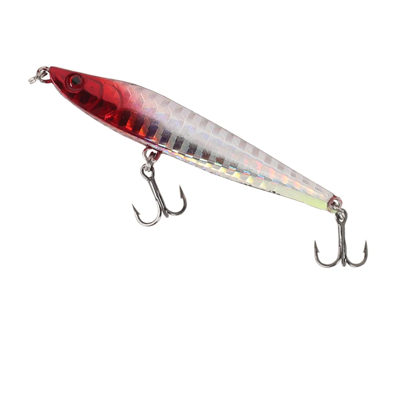 Kingdom Fishing Тонущая приманка карандаш 65 мм 7 г/85 мм 11 г 13 г сильные Крючки с шипом плоский живот дизайн воблеры приманка модель 5331 - Цвет: Color N01