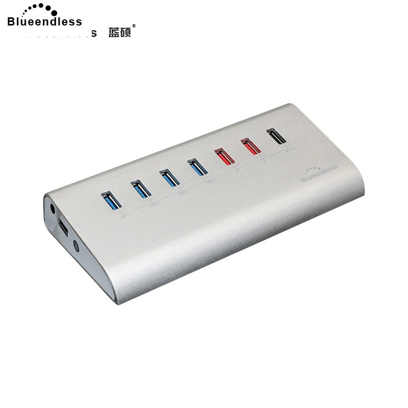 7 в 1 5 Гбит/с Настольный концентратор высокоскоростной usb3.0 считыватель данных