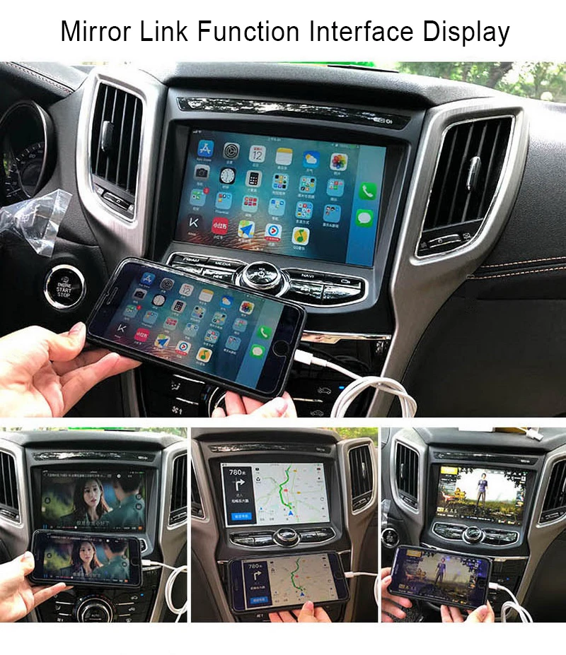 Carlinkit USB Smart Car Link Dongle для Android Auto/iPhone Carplay Mode HD 1080P дисплей/функция отправки сообщений