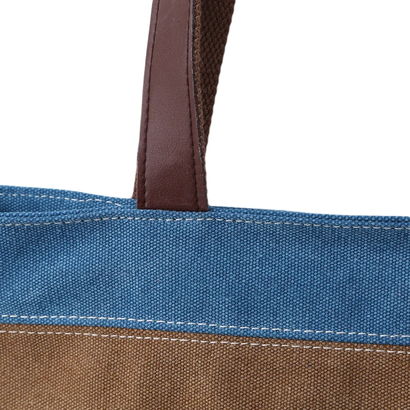 Модные полосатые сумки на плечо холщовые повседневные тоут радужные Швейные