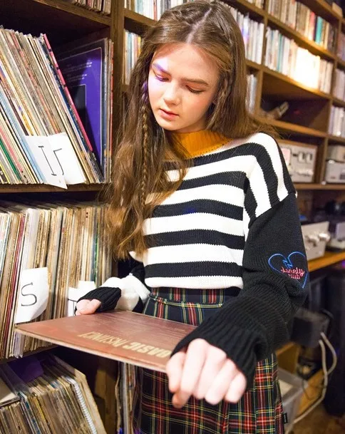 Striped Sweater Women Jumper 2018 Spring Autumn New Fashion Pullover Bat Sleeve High-necked Knitted Casual Tee Tops | Женская одежда