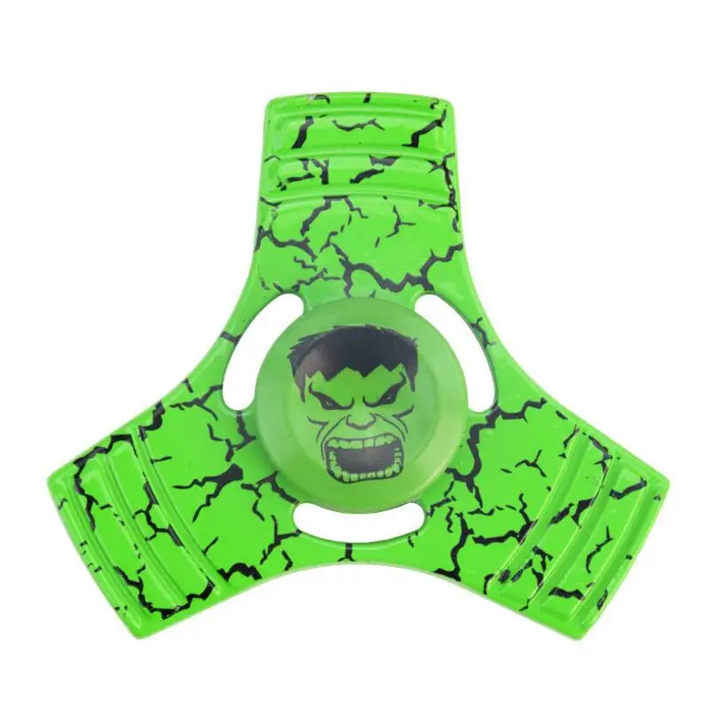 The Avengers Fidget Hand Spinner Fingertip Gyro Finger Spinner Toy Crabs Octagon Shield Captain America Spiderman