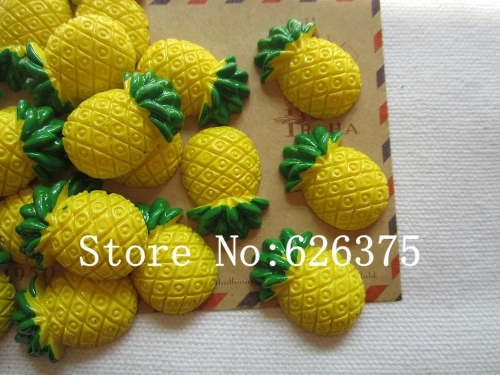 Рена! Минимальный заказ $6 (смешанный заказ) милый ананас из смолы для украшения