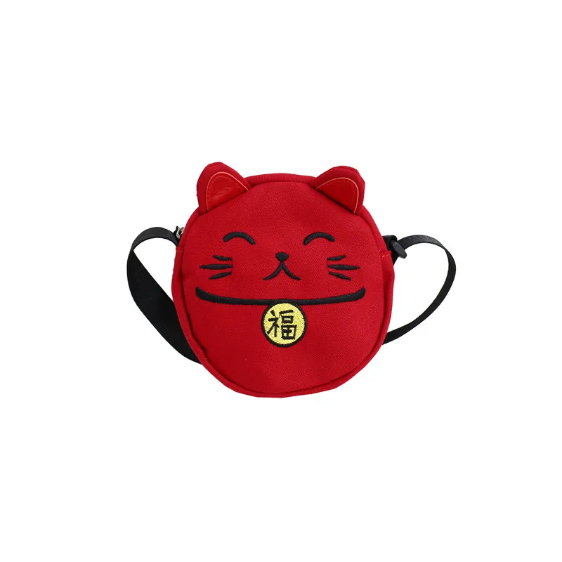 07 Red-Handbag-1 Menghuo милый кот холст рюкзак мультфильм женские рюкзаки для девочек-подростков школьная сумка модный черный розовый поросенок рюкзак mochilas - Цвет: 07 Red-Handbag-1