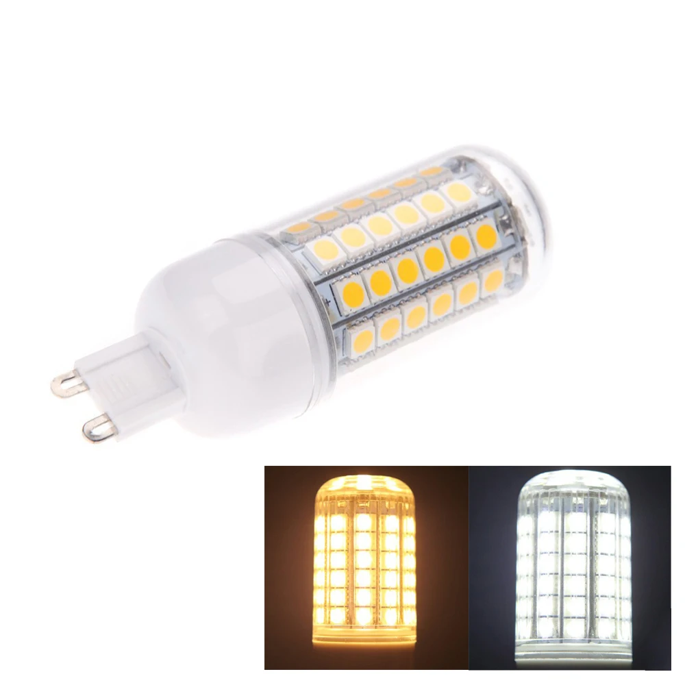 1 шт. G9 светодиодные лампы для кукурузы 220В 240В 5050 SMD 4 5 Вт 7 10 15 белые или теплые