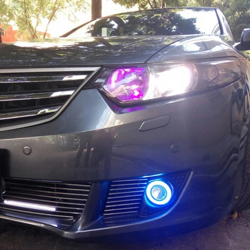 Для Acura TSX 2009 2010 3-в-1 белый ангельские глазки DRL желтый сигнальный светильник H11 55W