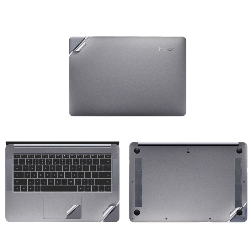Матовая прозрачная наклейка для ноутбука huawei MateBook 13 X Pro 13,9 чехол для ноутбука Matebook X 13,3 E12 D 15,6 чехол для ноутбука - Цвет: Dark Grey 2