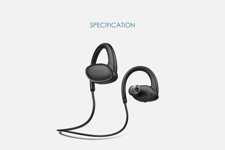 OVEVO X9 HiFi наушники для плавания bluetooth 4,2 8G MP3 IPX7 водонепроницаемые спортивные наушники для плавания ming с микрофоном Микрофон черный красный