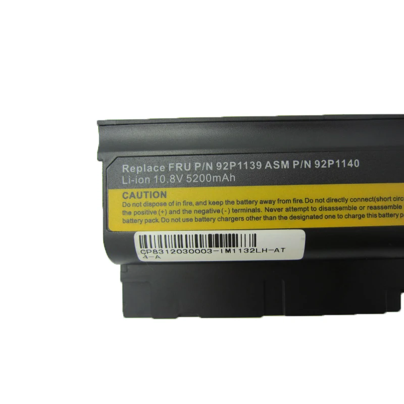 Аккумулятор для ноутбука HSW 10 8 V 5200 mAh батарея Lenovo ThinkPad R60 R60e T60 T60p R500 T500 W500 SL400 SL500