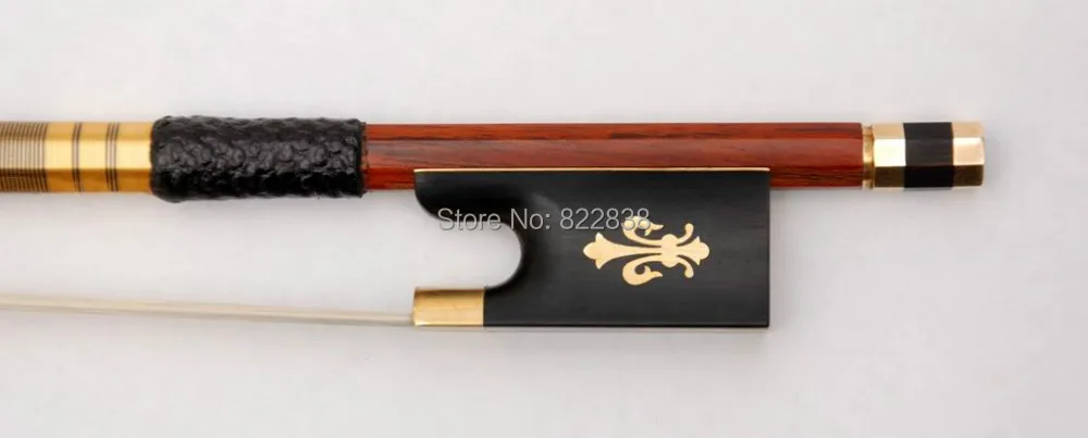 Бесплатная доставка 4/4 высокое качество Pernambuco Круглый бант для скрипки с твердым