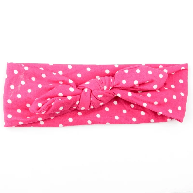 Yundfly милое детское платье в горошек для девочек Ободок с кроличьими ушками