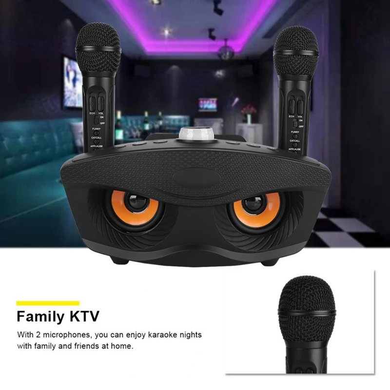ABGN популярный портативный Bluetooth Ktv караоке плеер Домашний Беспроводной Динамик