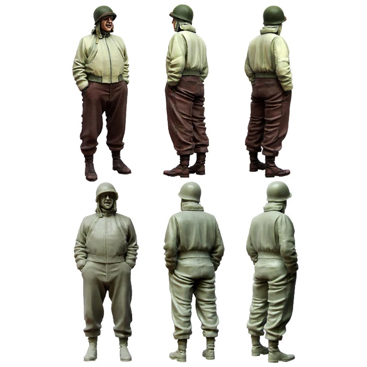 1/35 Американский танкмен WW2 полимерная модель солдата GK военная тема Второй