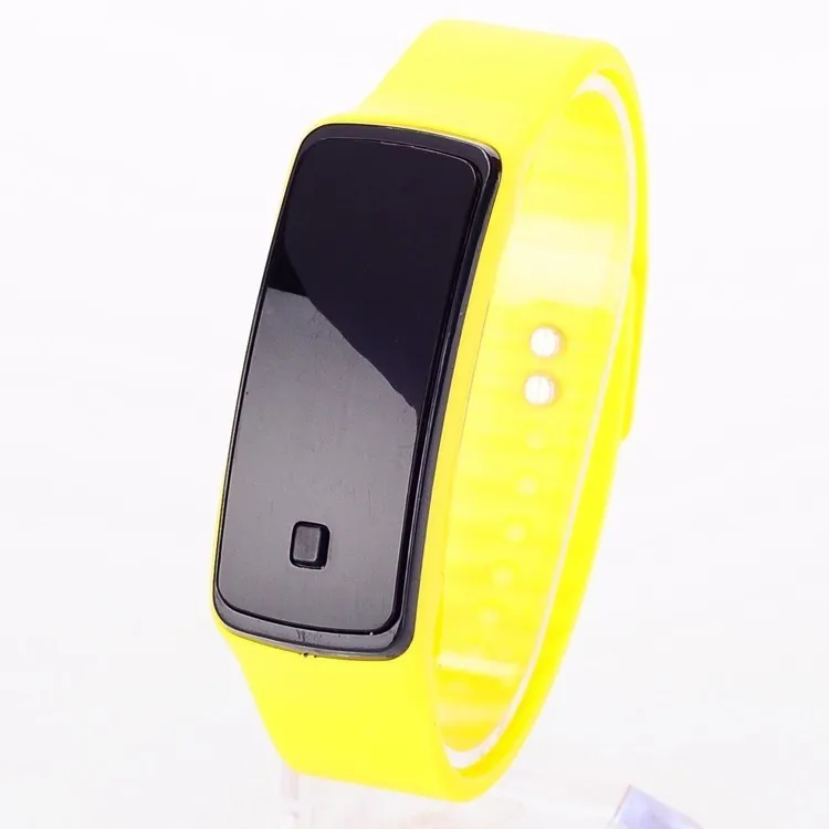 

Reloj Hot Sale Fashion Women Hand Ring Sports Watch Touch Screen LED Digital Watch Silicone Strap Lady Dress Watches Gift