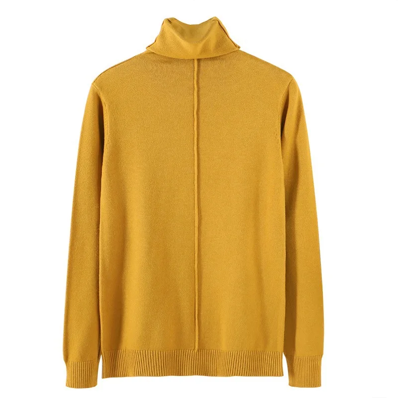New Fashion Spring High Collar sweater bottom knitted woman's Pull Over Sweater | Женская одежда