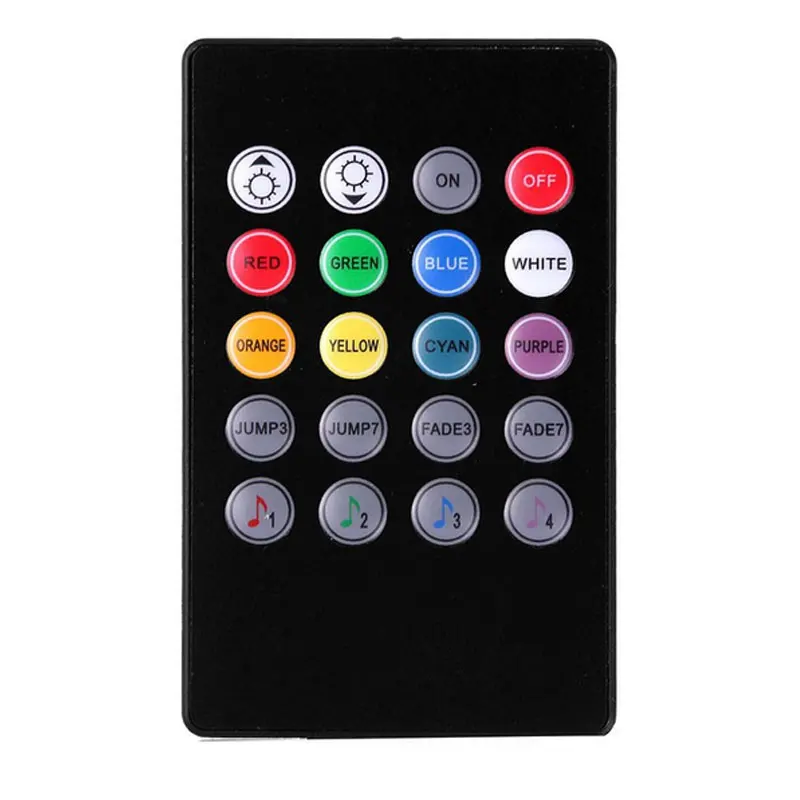 Горячая Распродажа 4 шт. Автомобильная атмосферная лампа с пультом