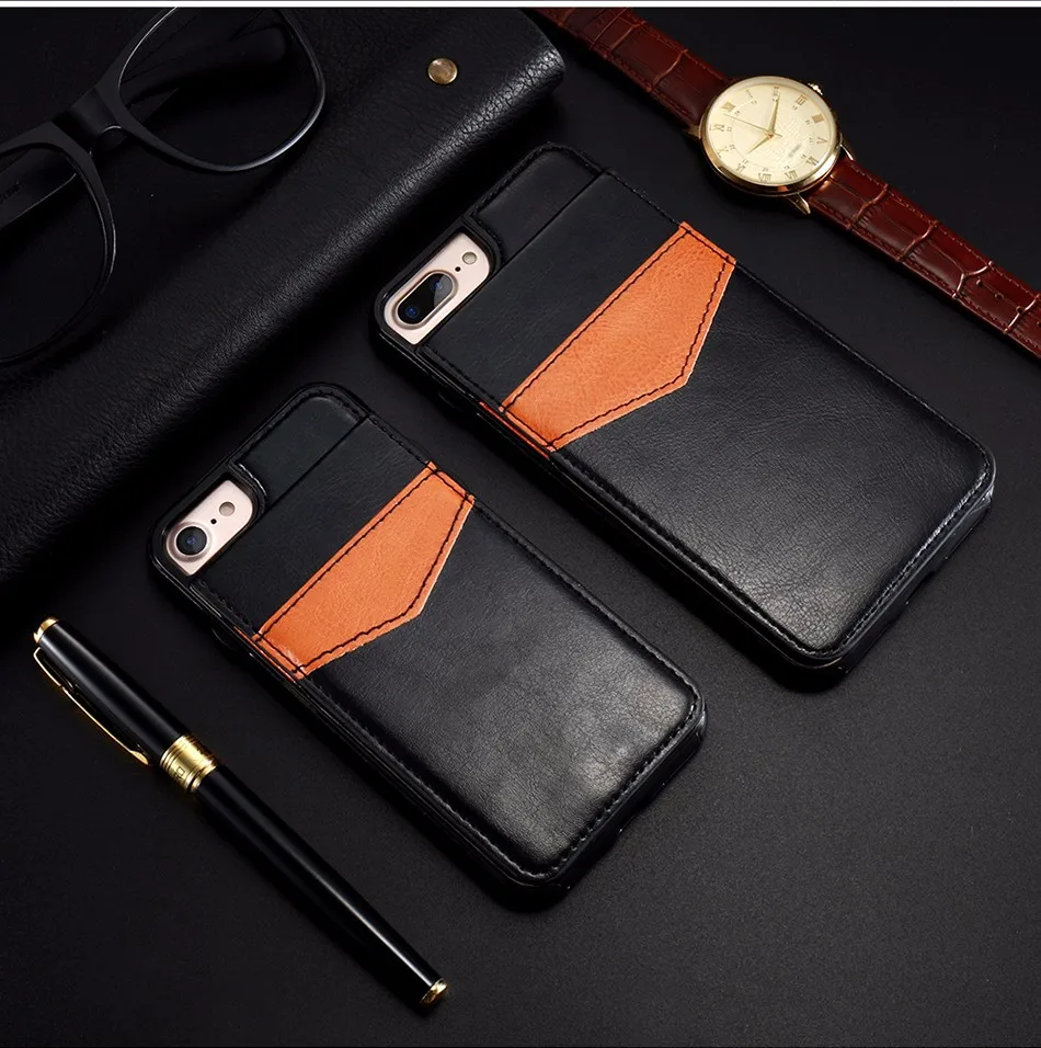 KISSCASE Винтажный чехол из искусственной кожи чехол для iPhone 6 6s X 7 8 Plus XS Max XR для samsung S8 S6 S7 Edge Note9 слот для карт кошелек чехол на айфон 7