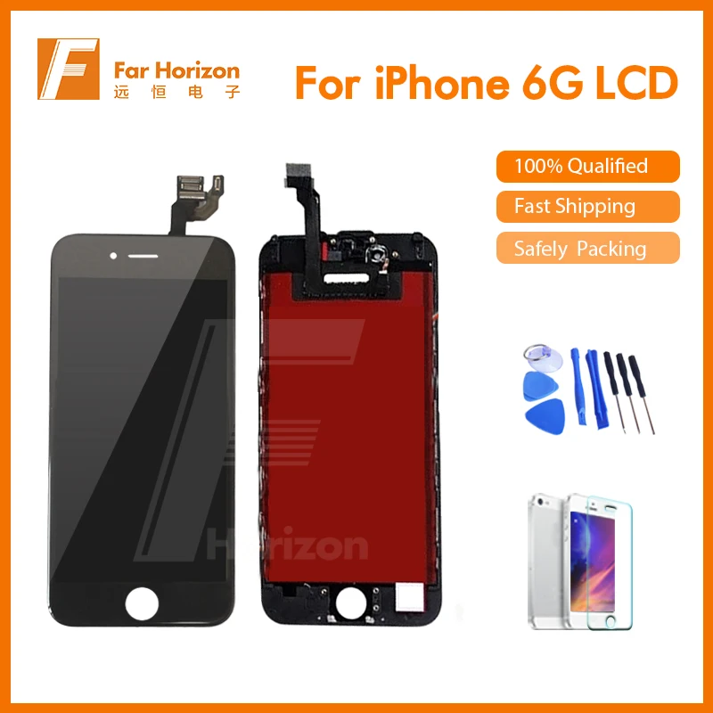 Розничная продажа 100% протестированный ЖК дисплей для iPhone 6 емкостного сенсорного