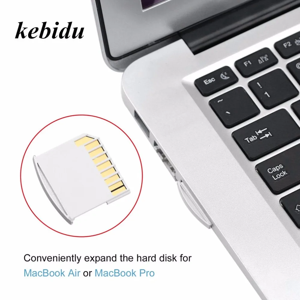 Kebidu Высокое качество 1 шт. адаптер карты Micro SD TF памяти для коротких MacBook Air Лидер