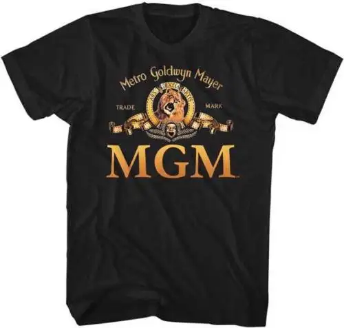 Metro Goldwyn Mayer торговая марка MGM студия взрослая Футболка 100% хлопок мужские футболки