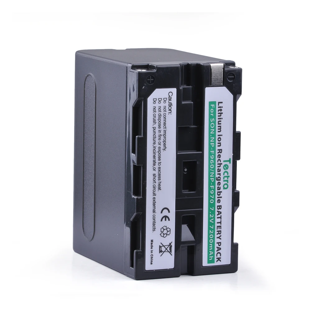 Tectra 2 шт 7200mAh NP F970 F960 камера батарея для Sony DCR TRV103 TRV110 TRV120 батарея|Цифровые