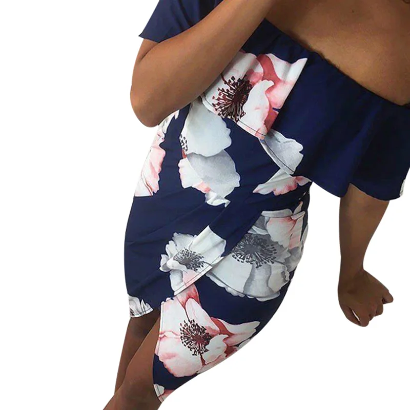 Женская сексуальная юбка с оборками и открытыми плечами облегающая мини-юбка