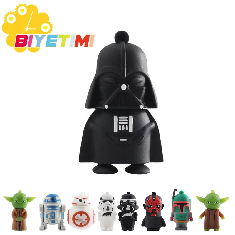 Мультяшный флеш накопитель Biyetimi 4 ГБ 8 16 32 usb 64 2 0|USB флэш-накопители| |