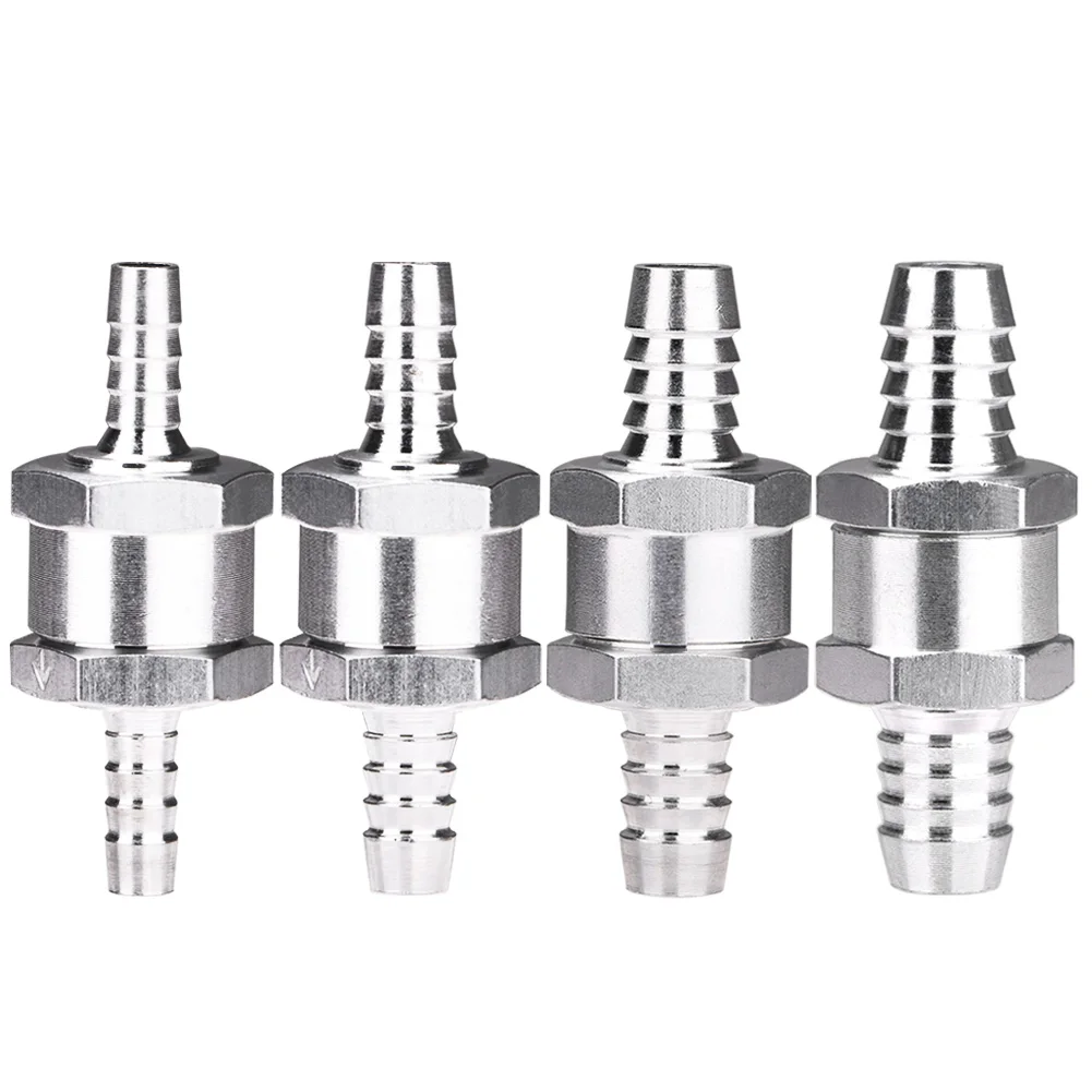 

Инструмент из алюминиевого сплава 6/8/10/12 мм алюминиевый хромированный сплав топлива невозвратный обратный клапан односторонний бензин для ...