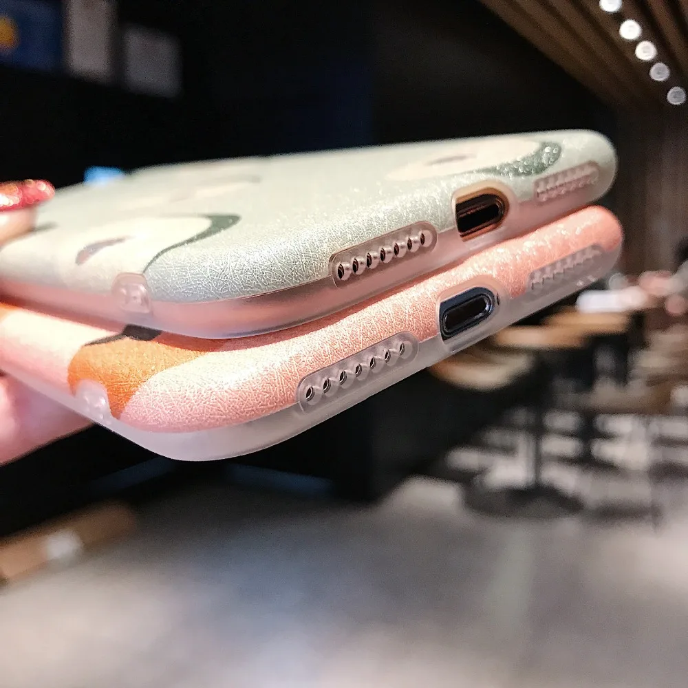 PGSD простой томатный Чехол для мобильного телефона с авокадо iphone XS MAX XR apple 7/8 Plus 6S