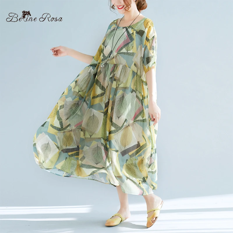 Женское летнее платье с принтом BelineRosa Повседневное модель XMR00055 лето 2018|summer dress|women