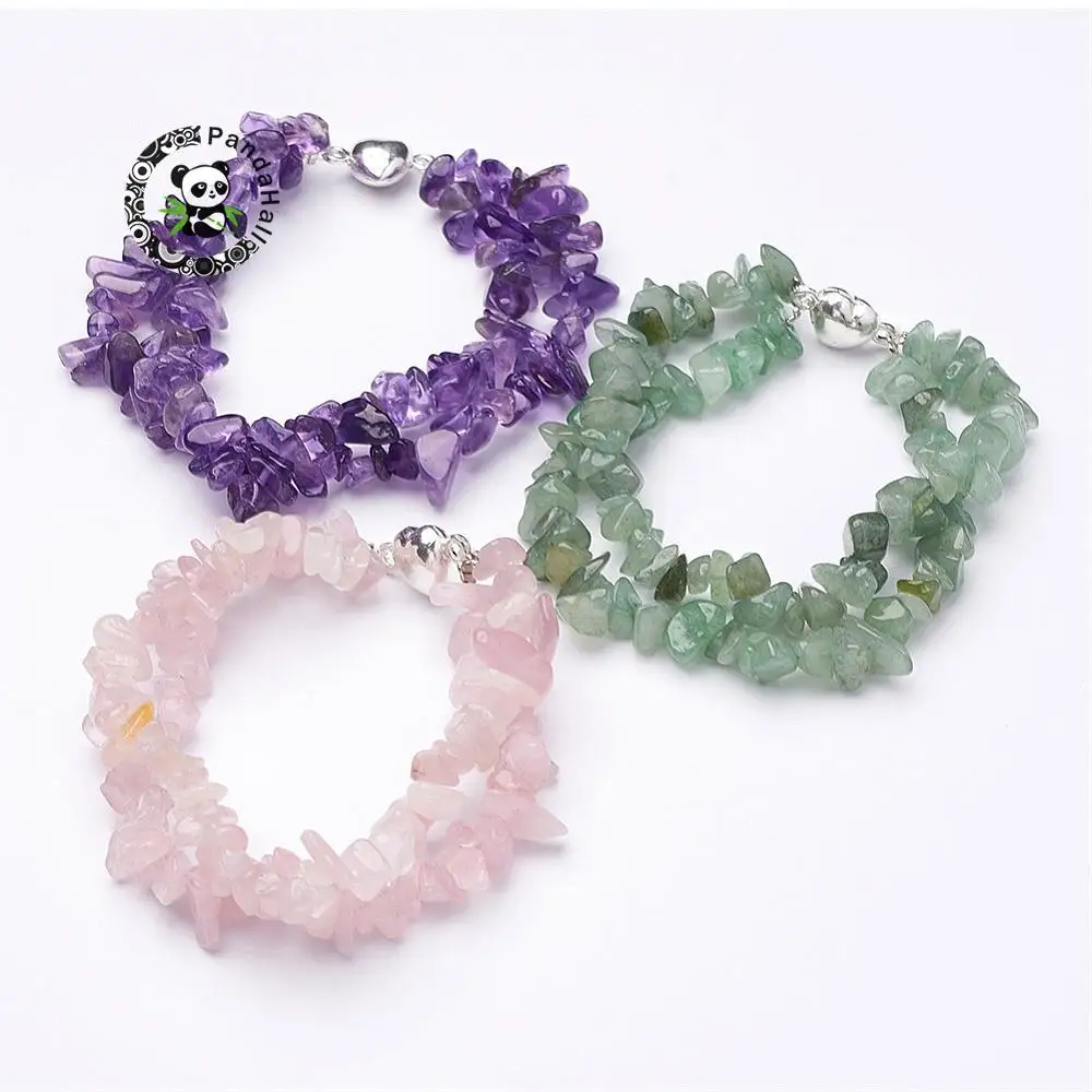 Бусины из натурального камня многожильный кристалл ювелирный бисер браслеты с