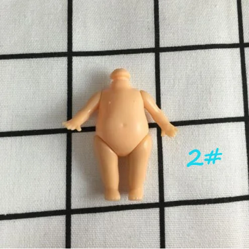 30 шт. высота 5 см голый розовый, кофе, красный коричневый жир кукла Ddung тело, DIY кукла материал мягкая игрушка тело S0675L - Цвет: NO2