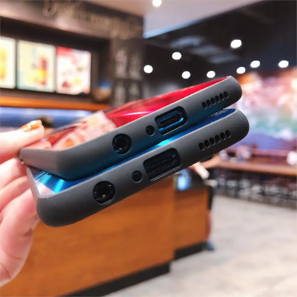 Для OPPO R17/R17Pro/F11/F11 Pro/F9 чехол Модный градиентный Блестящий лазерный CD ударопрочный