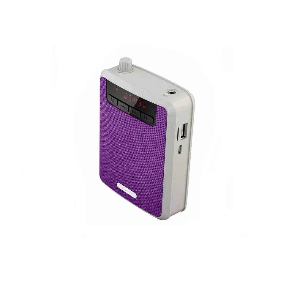 JINSERTA беспроводной портативный усилитель голоса поясной ремень клип с FM TF MP3 Powerbank для учителя обучения гиды МегаФон