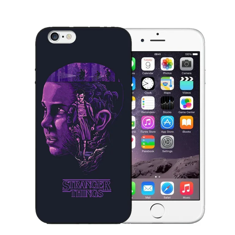Stranger Things Soft Phone Case for iPhone X 8 Plus Christmas Lights Back Cover 5 5S 6 6s 7 Covers Capa |
