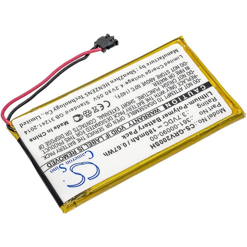 UPGRADE Cameron Sino Battery For Garmin 361-00090-00 Smartwatch Li-Polymer 180mAh / 0.67Wh | Электроника
