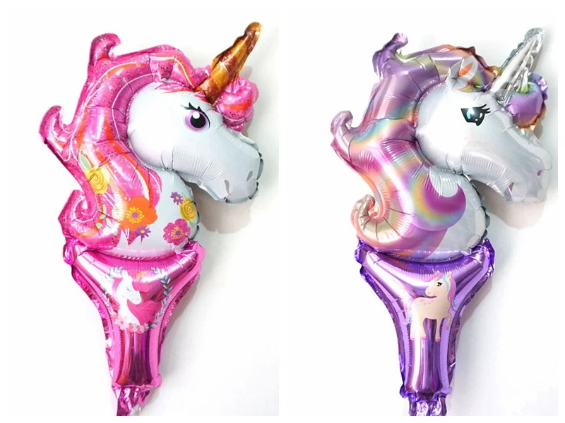 300pc unicorn hand 300 шт/партия) вечерние воздушные шары ручной жевательный стиль Человек-паук Микки Эльза Принцесса фольга воздушные шары для детей день рождения воздушные шары - Цвет: 300pc unicorn hand