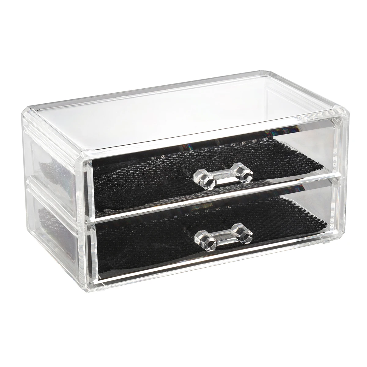 Urijk органайзер для макияжа в ванную комнату, коробка для хранения косметики, настольный органайзер для косметики, ящик для серег, пластиковый органайзер для хранения - Цвет: B-ONE