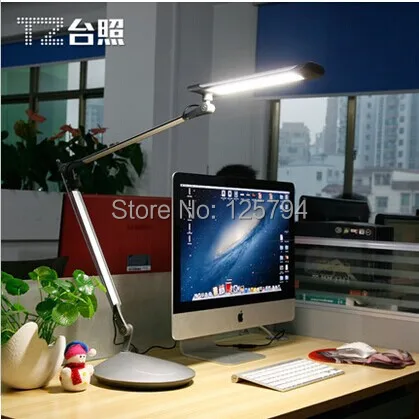 구매 TZ-002 Led 책상 램프 클립 클립 램프 책상 조명 눈 보호 조명 밝기 조절 클립 야간 조명