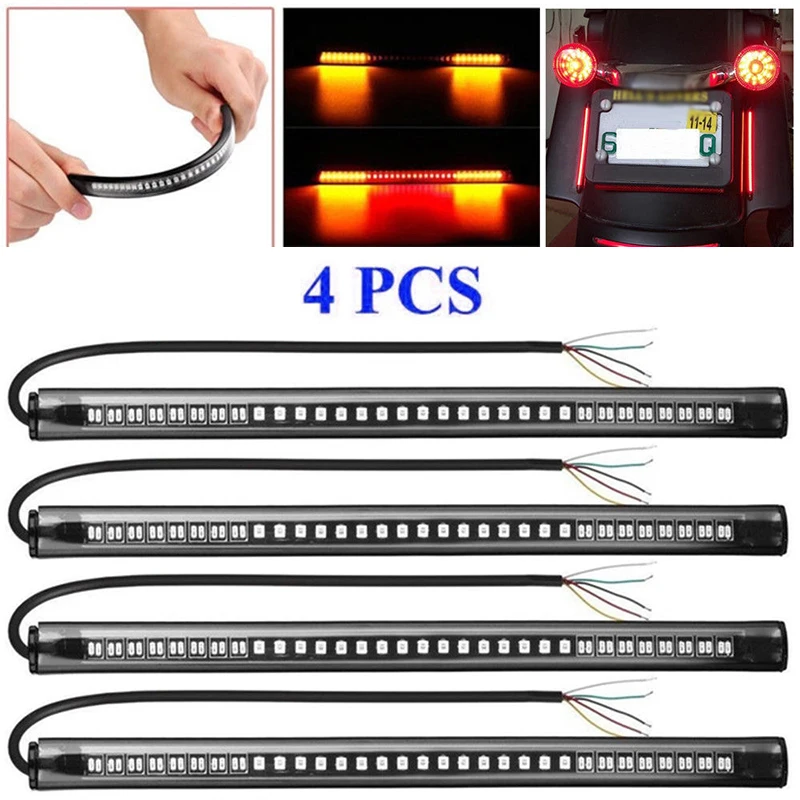 Полоса бар DC 12 V SMD аксессуар тормозной сигнал поворота лампа для Honda/Yamaha/мотоцикл