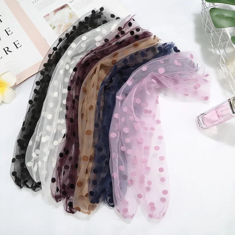 

5 цветов Изящные прозрачные удобные мягкие дышащие женские носки в стиле Харадзюку 1 пара простые носки в горошек для девочек