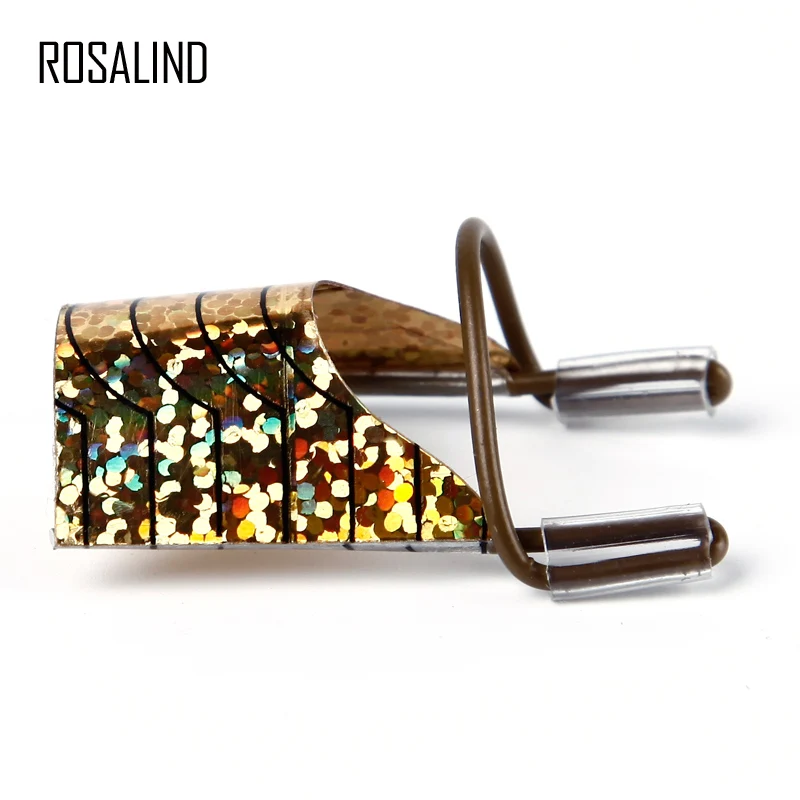 ROSALIND 5 шт./кор. формы для наращивания ногтей гель средство для покрытия лаком искусство оформления ногтей регулируемые формы для строительства