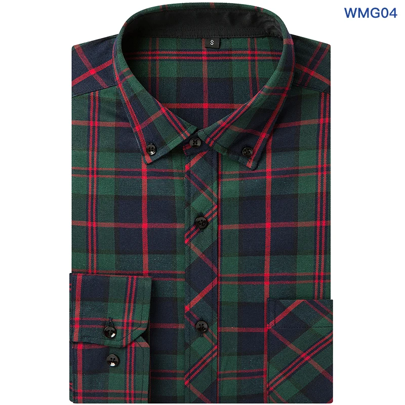 Фланель Для мужчин рубашки 2016 Новинка Non Iron Люкс Slim Fit с длинным рукавом Брендовое