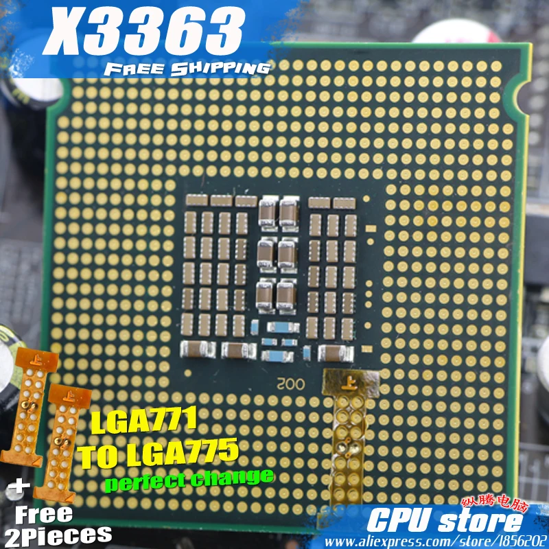 Процессор Intel Xeon X3363 2 83 ГГц/12 м/1333 близкий к LGA771 Core Quad Q9500 Q9550 cpu работает на
