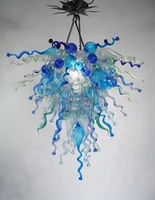 free shipping high quality borosilicate glass mouth blown glass chandelier modern